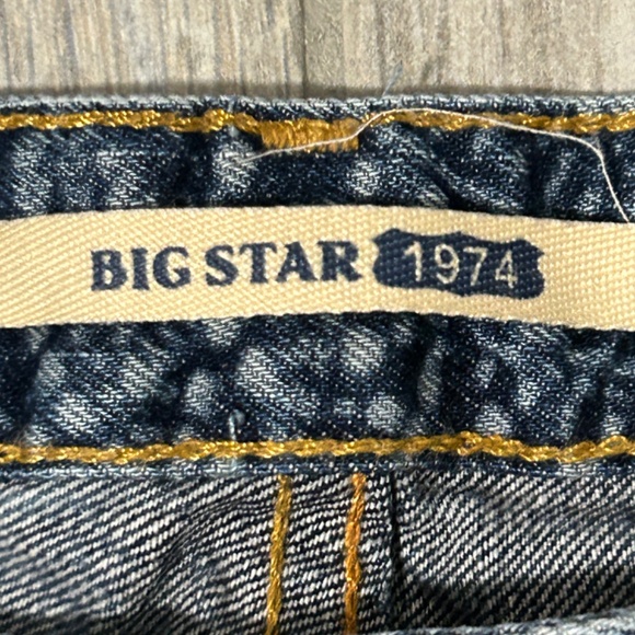 Women's Big Star 1974 Low Rise Patterned Jean Shorts - 27 - Picture 8 of 11
